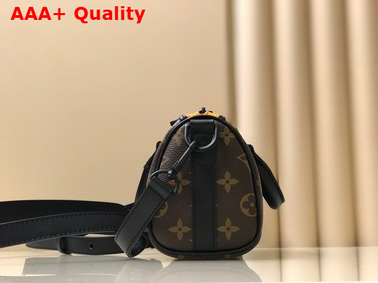 Louis Vuitton Keepall XS Bag for Men Pairs Monogram Canvas with Black Matte Leather M80201 Replica