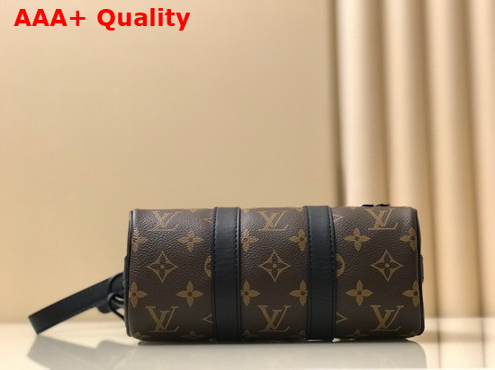 Louis Vuitton Keepall XS Bag for Men Pairs Monogram Canvas with Black Matte Leather M80201 Replica