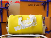 Louis Vuitton Keepall XS Bag in Yellow Cowhide Leather M80842 Replica