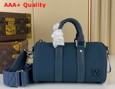 Louis Vuitton Keepall XS Blue Aerogram Cowhide Leather M81003 Replica