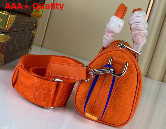 Louis Vuitton Keepall XS Orange Aerogram Cowhide Leather M81004 Replica