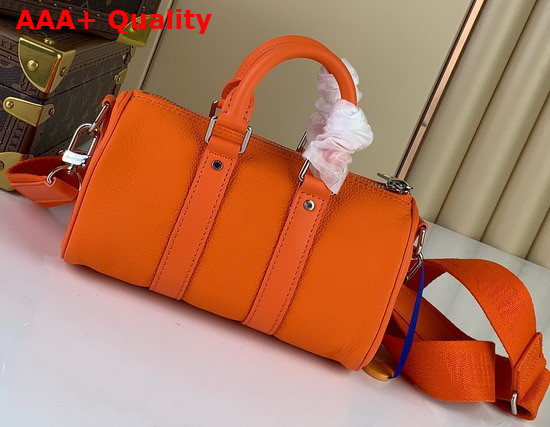 Louis Vuitton Keepall XS Orange Aerogram Cowhide Leather M81004 Replica