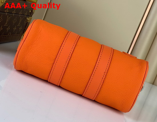 Louis Vuitton Keepall XS Orange Aerogram Cowhide Leather M81004 Replica