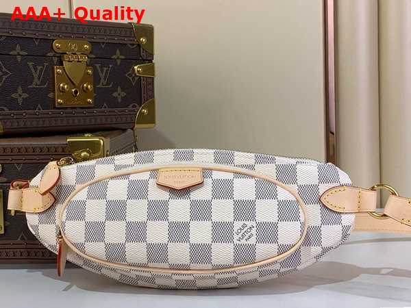 Louis Vuitton Keepit Bumbag in Damier Azur Canvas N00230 Replica