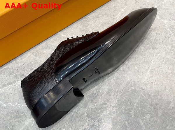 Louis Vuitton Kensington Derby Black Epi Calf Leather and Calf Leather Replica