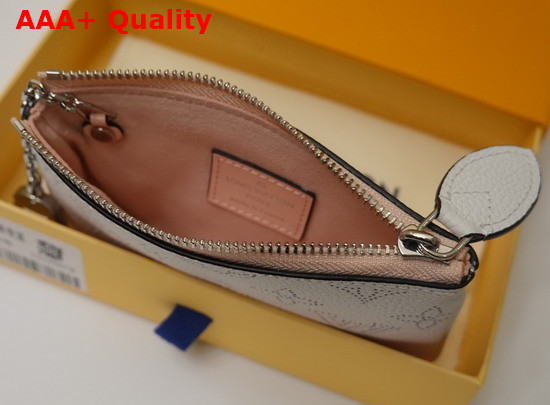 Louis Vuitton Key Pouch Magnolia Pink Gradient Mahina Leather Replica