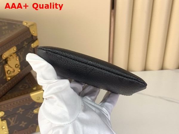 Louis Vuitton Key Pouch in Black Monogram Midnight Coated Canvas M26776 Replica