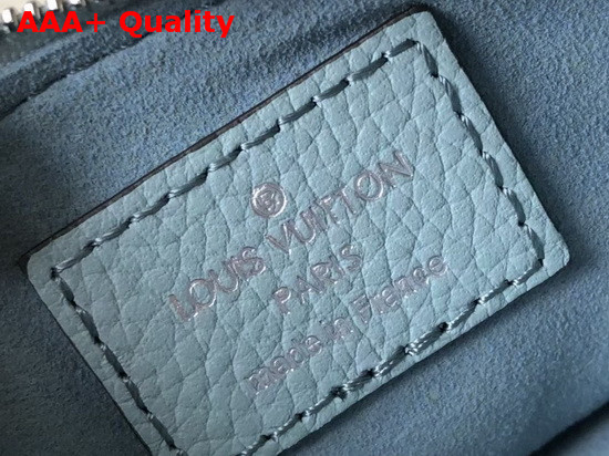 Louis Vuitton Key Pouch in Blue Mahina Leather Replica
