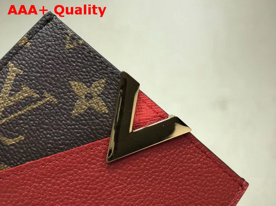 Louis Vuitton Kimono Card Holder Taurillon Cherry M56172 Replica