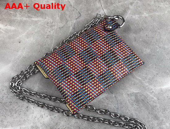 Louis Vuitton Kirigami Necklace Damier LV Pop Pink N60278 Replica