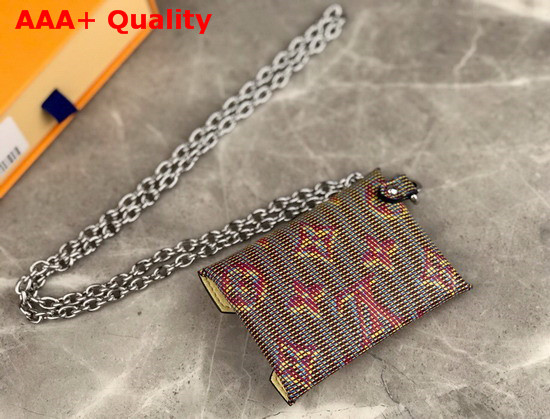 Louis Vuitton Kirigami Necklace Monogram LV Pop Pink Replica