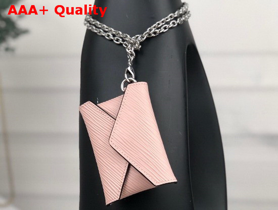 Louis Vuitton Kirigami Necklace Rose Ballerine Epi Leather M68557 Replica