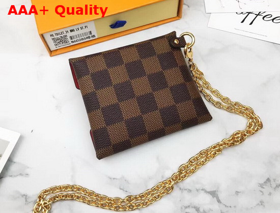 Louis Vuitton Kirigami Necklace in Damier Ebene Canvas N60285 Replica