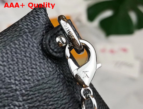 Louis Vuitton Kirigami Necklace in Damier Graphite Canvas Replica