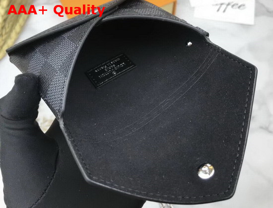 Louis Vuitton Kirigami Necklace in Damier Graphite Canvas Replica