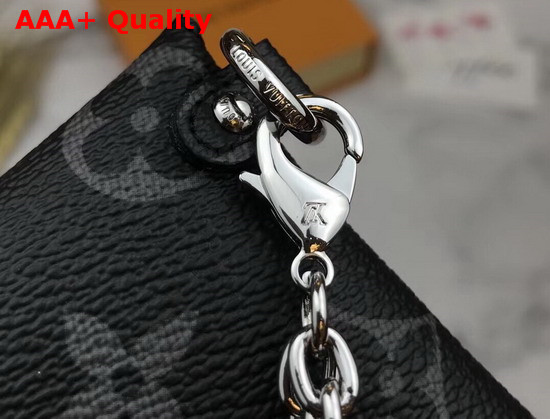Louis Vuitton Kirigami Necklace in Monogram Eclipse Canvas Replica