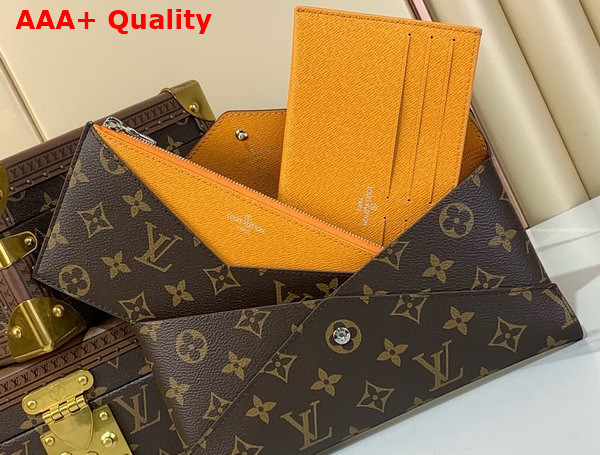 Louis Vuitton Kirigami Organizer Monogram Safran Yellow M12358 Replica