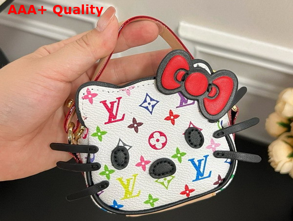 Louis Vuitton Kitty Chain Purse in Multicolored Monogram Canvas Replica