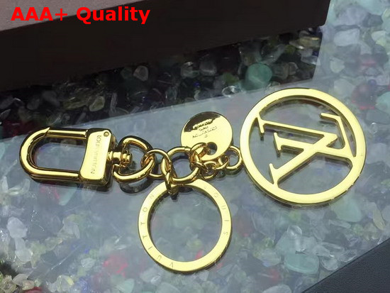 Louis Vuitton LV Bag Charm Gold Replica