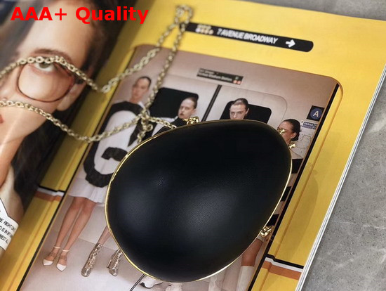 Louis Vuitton LV Egg Case Monogram Canvas Sheathed Metal and Supple Black Leather MP2588 Replica