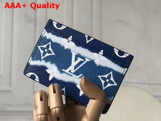 Louis Vuitton LV Escale Card Holder in Blue Replica