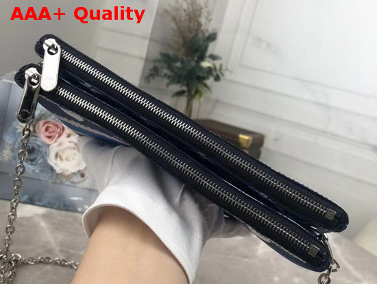 Louis Vuitton LV Escale Pochette Double Zip Blue M69124 Replica
