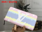 Louis Vuitton LV Escale Zippy Wallet Pastel Tie Dye Effect M69110 Replica