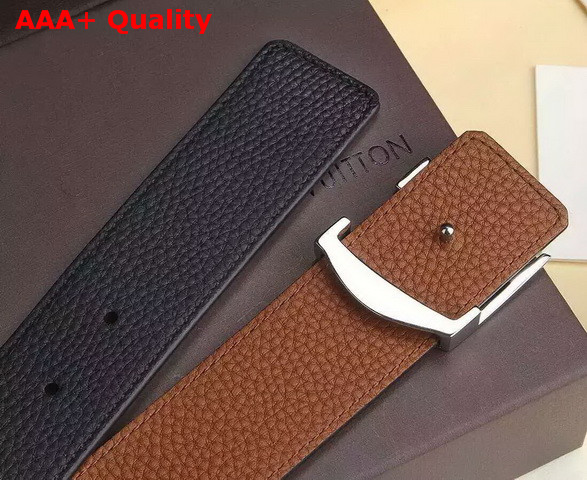 Louis Vuitton LV Initiales 40MM Reversible Strap Black Taurillon Calf Leather Replica