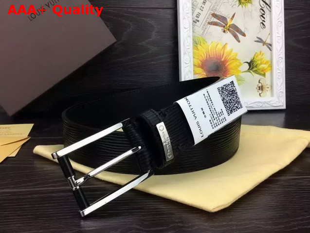 Louis Vuitton LV Legend 35MM Black Epi Calf Leather Strap M9892V Replica