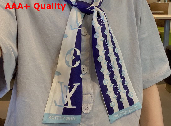 Louis Vuitton LV Parasol Bandeau Blue Silk M76806 Replica
