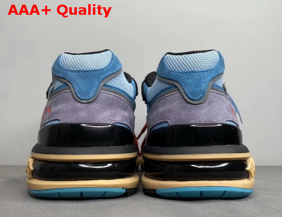Louis Vuitton LV Trail Sneaker Violet Suede Calf Leather and Lightweight Mesh 1A7P41 Replica