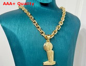 Louis Vuitton LVXNBA Necklace in Yellow Gold Metal MP2857 Replica