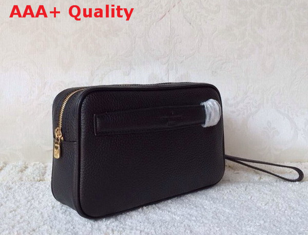 Louis Vuitton Leather Saint Paul Clutch in Black Replica