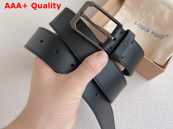 Louis Vuitton Legacy 35mm Belt in Black Calf Leather Replica