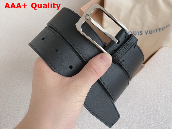 Louis Vuitton Legacy 35mm Belt in Black Calf Leather Replica