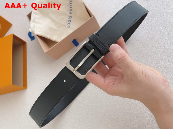 Louis Vuitton Legacy 35mm Belt in Black Calf Leather Replica