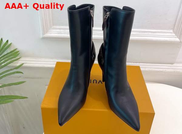 Louis Vuitton Legacy Ankle Boot in Black Plain Calf Leather 1AIEUG Replica