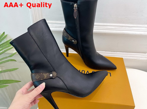 Louis Vuitton Legacy Ankle Boot in Black Plain Calf Leather 1AIEUG Replica