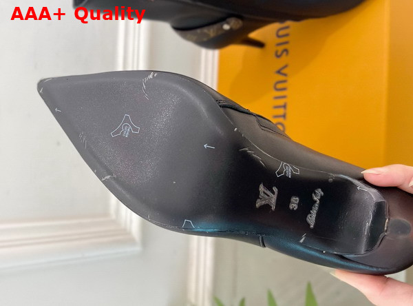 Louis Vuitton Legacy Ankle Boot in Black Plain Calf Leather 1AIEUG Replica