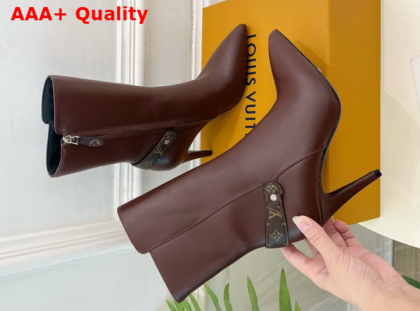 Louis Vuitton Legacy Ankle Boot in Marron Plain Calf Leather 1AIFFN Replica
