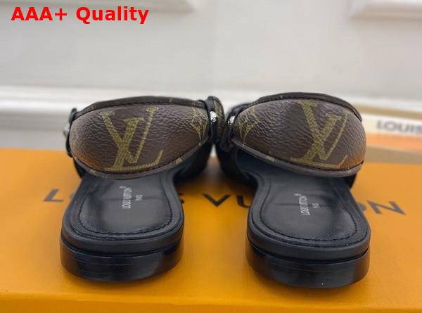 Louis Vuitton Legacy Slingback Ballerina in Black Plain Calf Leather 1AHOCI Replica