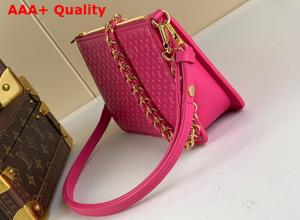 Louis Vuitton Lexington Pouch in Pink Monogram Embossed Calf Leather M82232 Replica