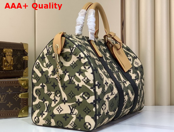Louis Vuitton Limited Edition Monogramouflage Speedy 35 in Green M95773 Replica Replica
