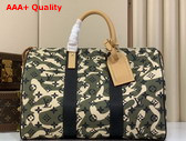 Louis Vuitton Limited Edition Monogramouflage Speedy 35 in Green M95773 Replica Replica