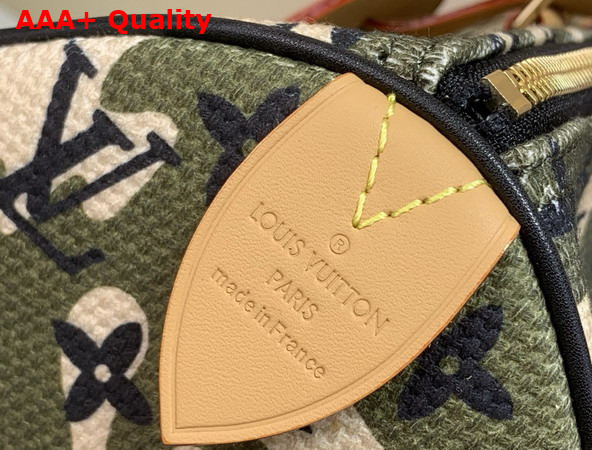 Louis Vuitton Limited Edition Monogramouflage Speedy 35 in Green M95773 Replica Replica
