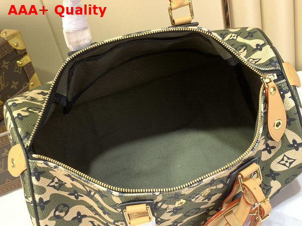 Louis Vuitton Limited Edition Monogramouflage Speedy 35 in Green M95773 Replica Replica