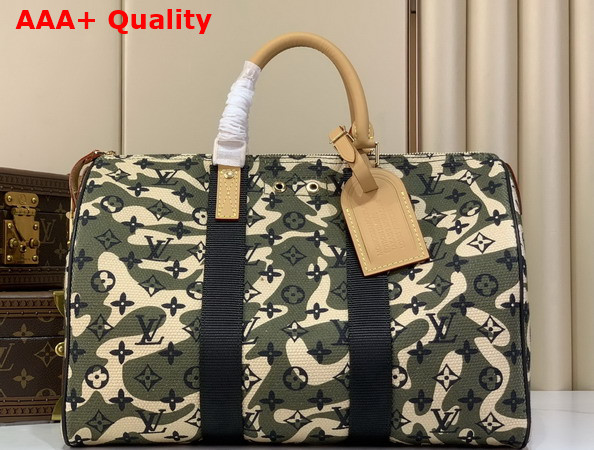 Louis Vuitton Limited Edition Monogramouflage Speedy 35 in Green M95773 Replica Replica