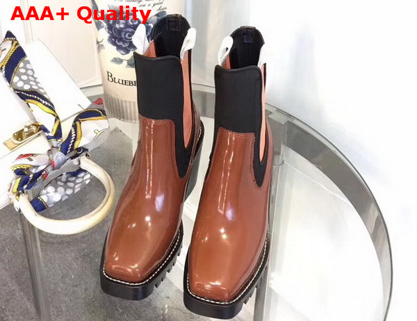 Louis Vuitton Limitless Ankle Boot Cognac Glazed Calf Leather with Elastic inserts on Both Sides 1A3I94 Replica