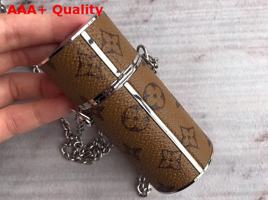 Louis Vuitton Lipstick Case in Monogram Reverse Canvas Replica