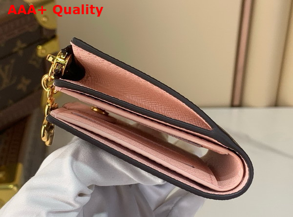 Louis Vuitton Lisa Wallet Monogram Snowy Pearl Coated Canvas M15334 Replica